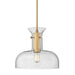 Hudson Valley 7916-AGB Coffey One Light Pendant, Aged Brass Main Image.jpg