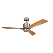 Kichler 300027BSS 52"Ceiling Fan, Brushed Stainless Steel