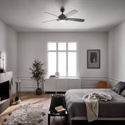 Kichler 330001BSS 54"Ceiling Fan, Brushed Stainless Steel (3)