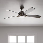 Kichler 330001BSS 54"Ceiling Fan, Brushed Stainless Steel (4)