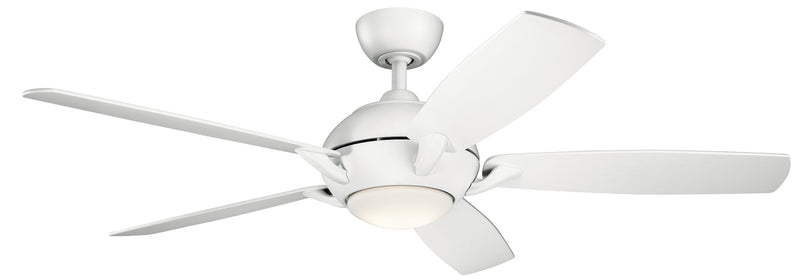 Kichler 330001MWH 54"Ceiling Fan, Matte White