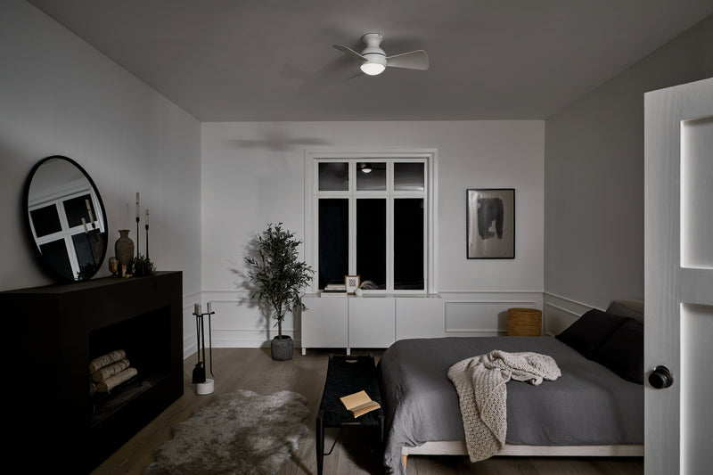 Kichler 330150MWH 34"Ceiling Fan, Matte White (5)