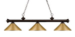 Z-Lite 200-3BRZ-MSG Riviera Three Light Island Pendant, Bronze Main Image.jpg