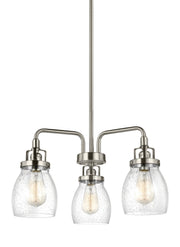 Generation Lighting 3114503-962 Belton Three Light Chandelier, Brushed Nickel Main Image.jpg