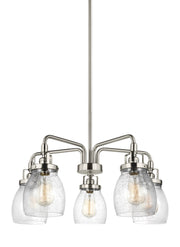 Generation Lighting 3114505-962 Belton Five Light Chandelier, Brushed Nickel Main Image.jpg