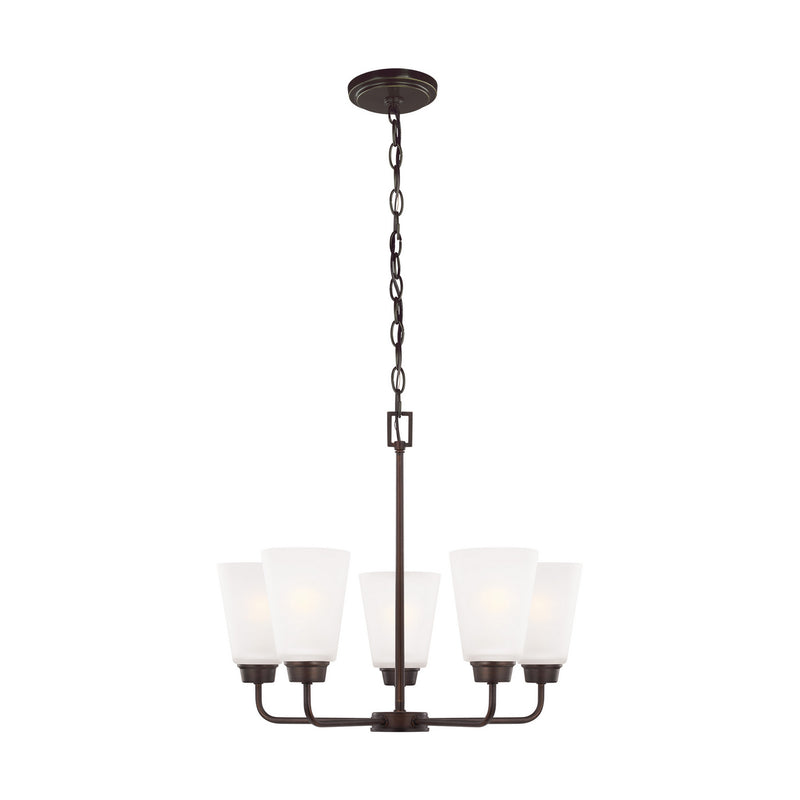 Generation Lighting 3115205EN3-710 Kerrville Five Light Chandelier, Bronze Main Image.jpg