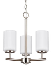 Generation Lighting 31160-962 Oslo Three Light Chandelier, Brushed Nickel Main Image.jpg