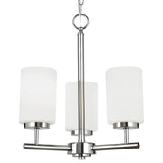Generation Lighting 31160EN3-05 Oslo Three Light Chandelier, Chrome Main Image.jpg