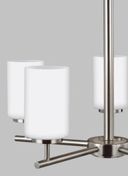 Generation Lighting 31161-962 Oslo Five Light Chandelier, Brushed Nickel Alternate Image.jpg