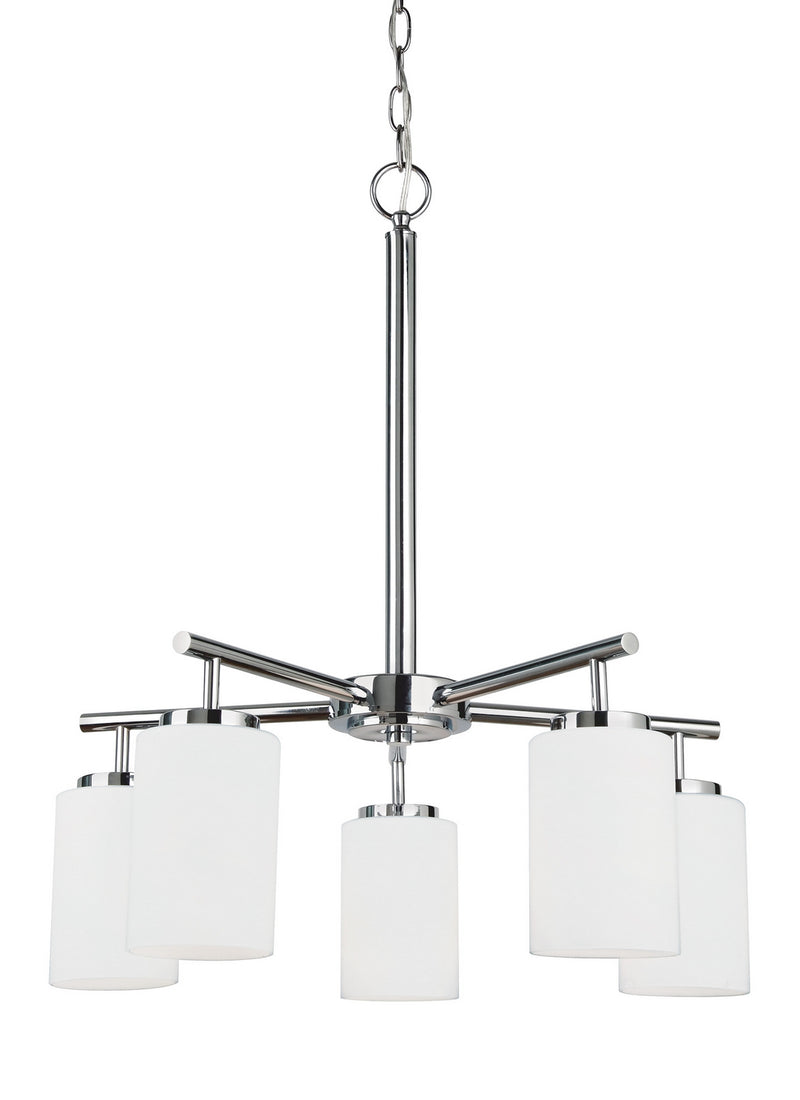 Generation Lighting 31161EN3-05 Oslo Five Light Chandelier, Chrome Alternate Image.jpg