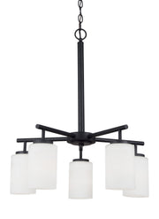 Generation Lighting 31161EN3-112 Oslo Five Light Chandelier, Midnight Black Alternate Image.jpg