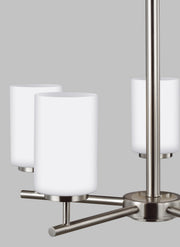 Generation Lighting 31161EN3-962 Oslo Five Light Chandelier, Brushed Nickel Alternate Image.jpg