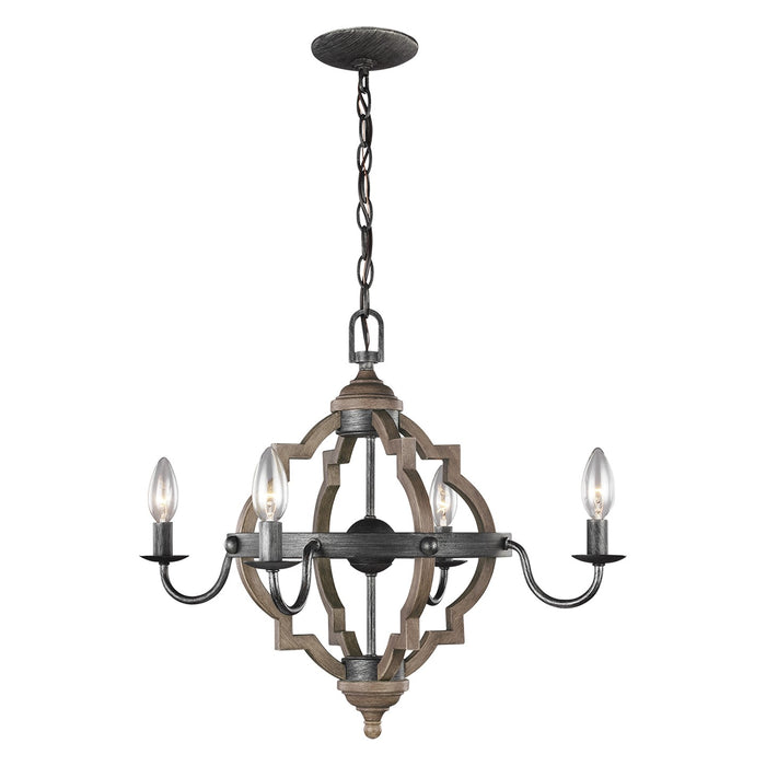 Generation Lighting 3124904-846 Socorro Four Light Chandelier, Stardust Main Image.jpg