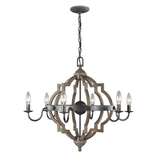 Generation Lighting 3124906-846 Socorro Six Light Chandelier, Stardust Main Image.jpg