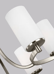Generation Lighting 3139106-962 Hettinger Six Light Chandelier, Brushed Nickel Alternate Image.jpg