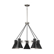 Generation Lighting 3141305-962 Towner Five Light Chandelier, Brushed Nickel Main Image.jpg