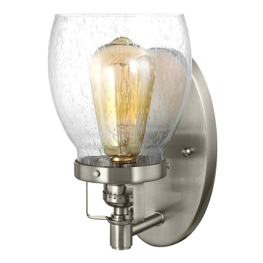 Generation Lighting 4114501-962 Belton One Light Wall / Bath Sconce, Brushed Nickel Main Image.jpg