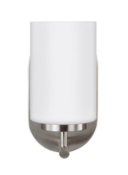 Generation Lighting 41160-962 Oslo One Light Wall / Bath Sconce, Brushed Nickel Main Image.jpg
