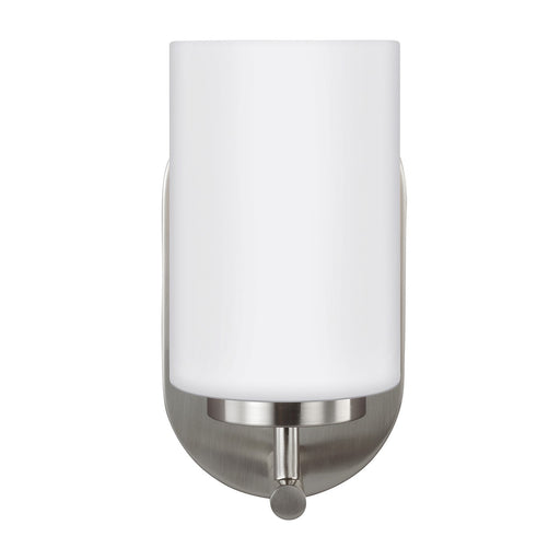 Generation Lighting 41160EN3-962 Oslo One Light Wall / Bath Sconce, Brushed Nickel Main Image.jpg