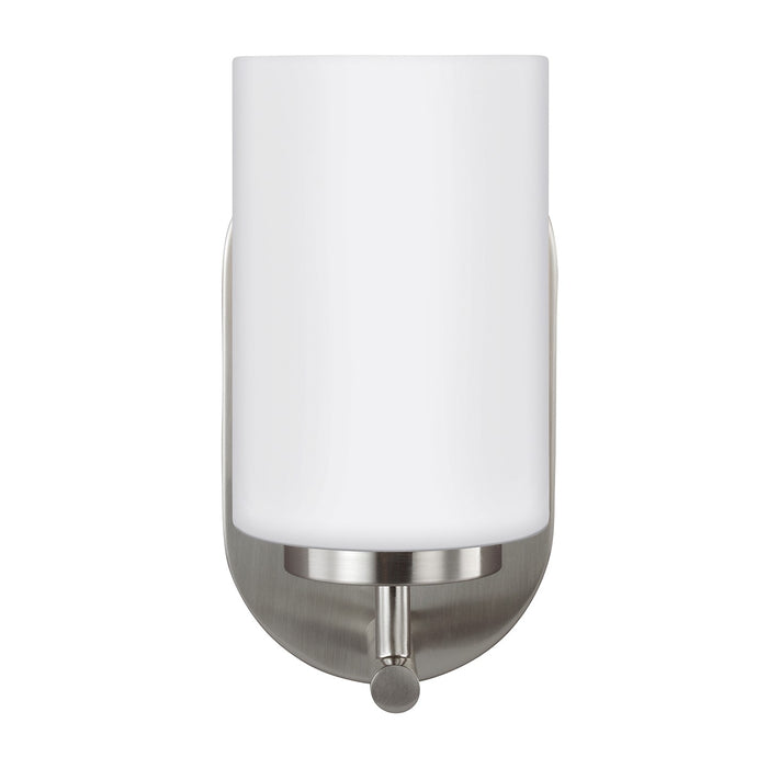 Generation Lighting 41160EN3-962 Oslo One Light Wall / Bath Sconce, Brushed Nickel Main Image.jpg