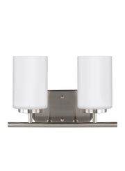 Generation Lighting 41161-962 Oslo Two Light Wall / Bath, Brushed Nickel Main Image.jpg