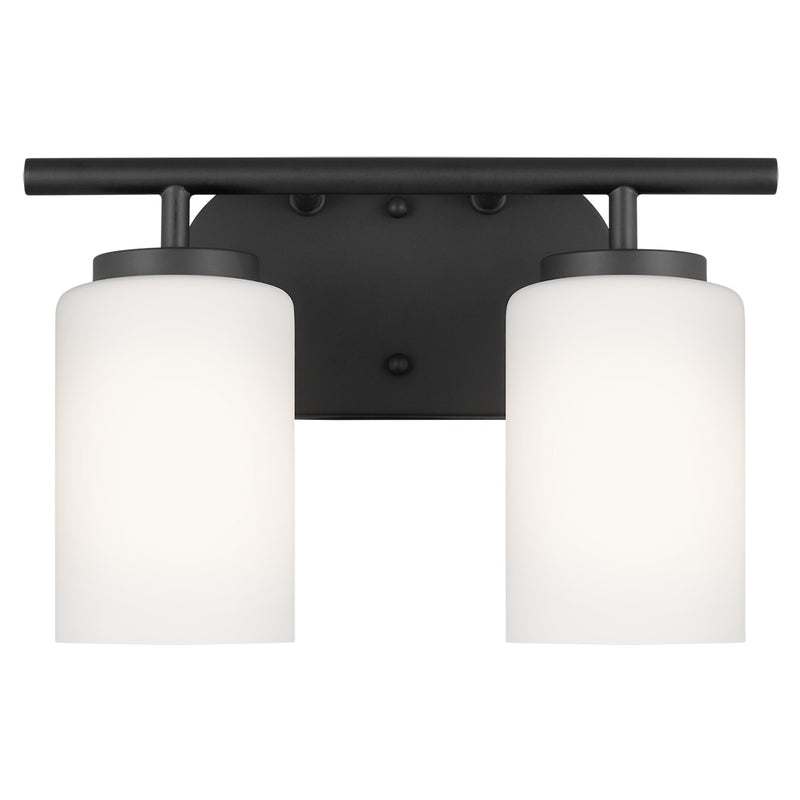 Generation Lighting 41161EN3-112 Oslo Two Light Wall / Bath, Midnight Black Main Image.jpg