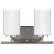 Generation Lighting 41161EN3-962 Oslo Two Light Wall / Bath, Brushed Nickel Main Image.jpg