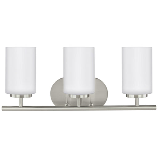 Generation Lighting 41162-962 Oslo Three Light Wall / Bath, Brushed Nickel Main Image.jpg