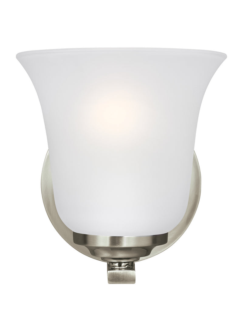 Generation Lighting 4139001-962 Emmons One Light Wall / Bath Sconce, Brushed Nickel Alternate Image.jpg