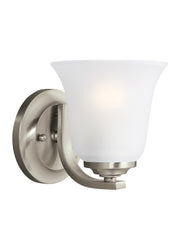 Generation Lighting 4139001-962 Emmons One Light Wall / Bath Sconce, Brushed Nickel Main Image.jpg