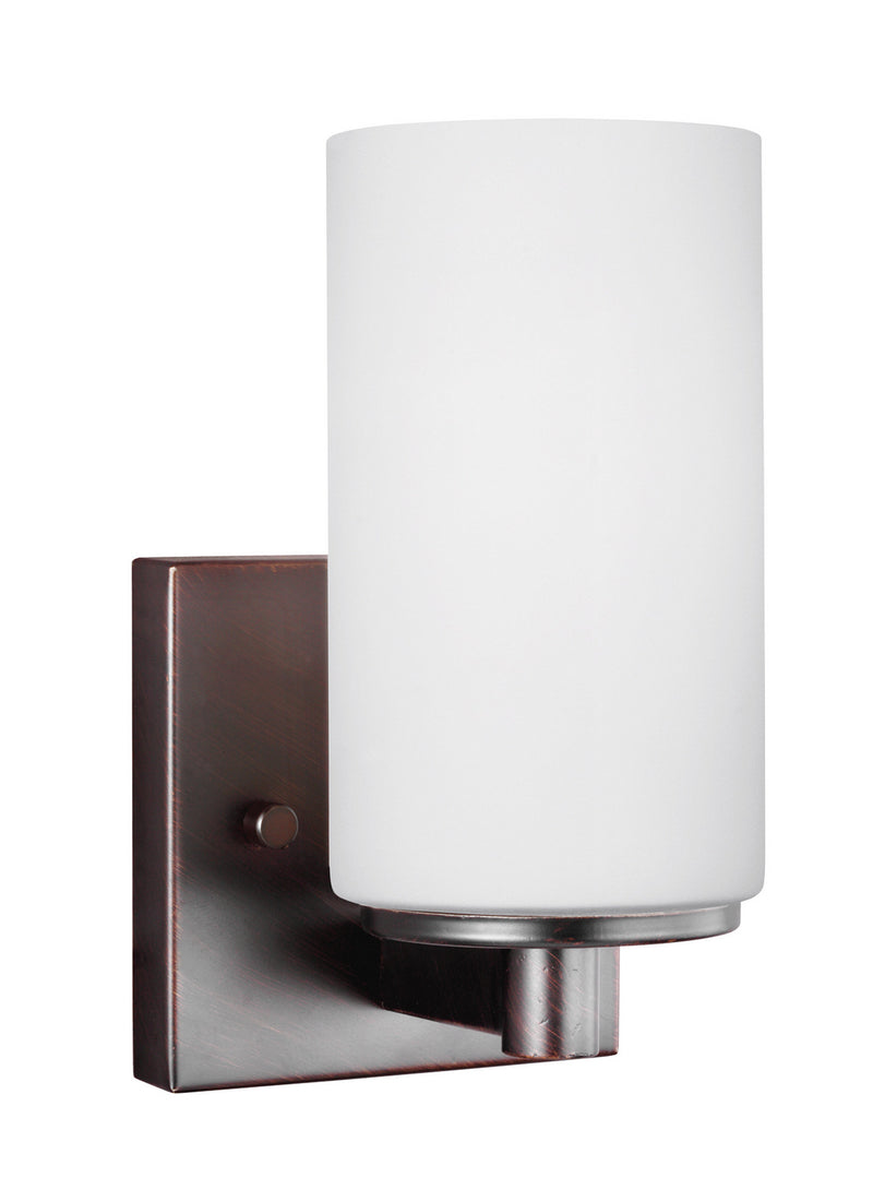 Generation Lighting 4139101EN3-710 Hettinger One Light Wall / Bath Sconce, Bronze Main Image.jpg