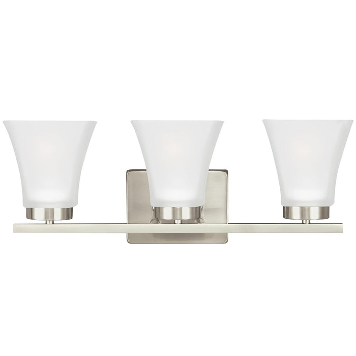 Generation Lighting 4411603EN3-962 Bayfield Three Light Wall / Bath, Brushed Nickel Main Image.jpg