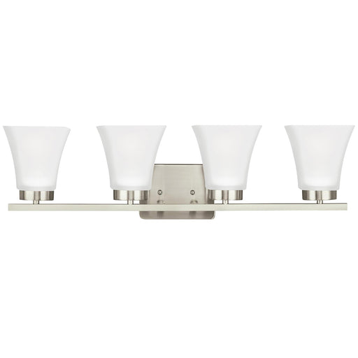 Generation Lighting 4411604EN3-962 Bayfield Four Light Wall / Bath, Brushed Nickel Main Image.jpg