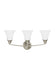 Generation Lighting 4413203EN3-962 Metcalf Three Light Wall / Bath, Brushed Nickel Main Image.jpg