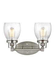 Generation Lighting 4414502-962 Belton Two Light Wall / Bath, Brushed Nickel Main Image.jpg