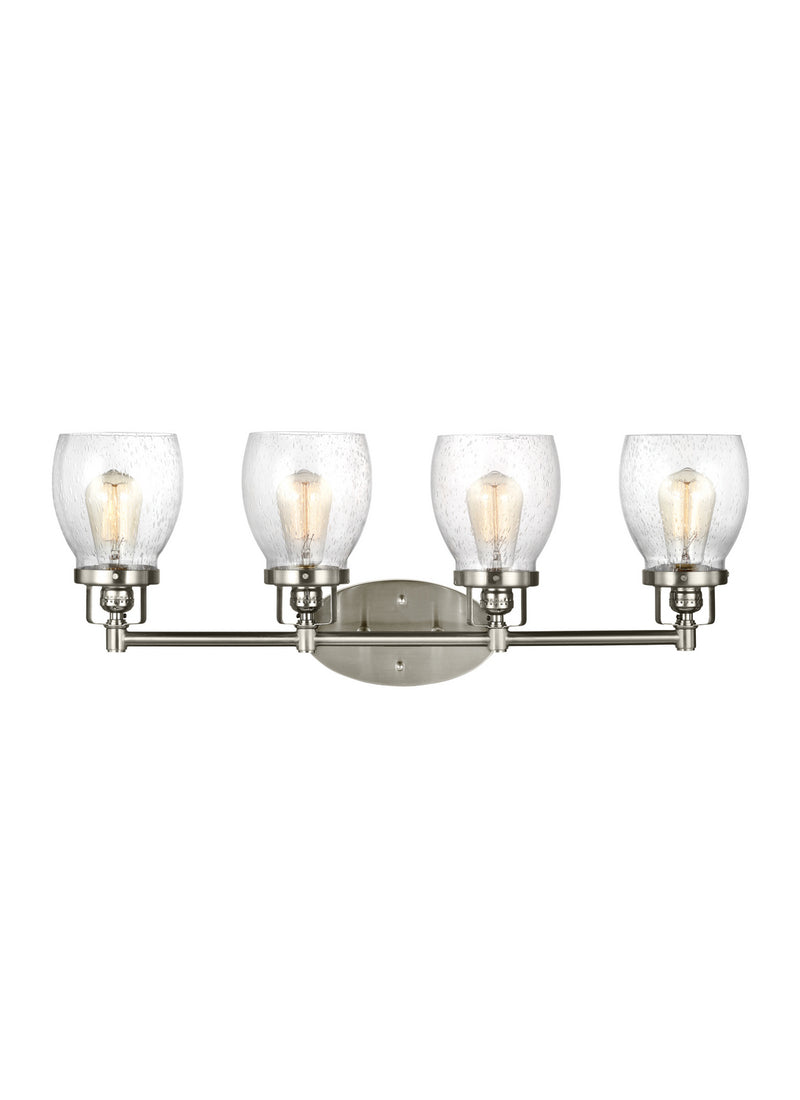 Generation Lighting 4414504-962 Belton Four Light Wall / Bath, Brushed Nickel Main Image.jpg