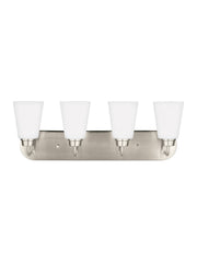 Generation Lighting 4415204EN3-962 Kerrville Four Light Wall / Bath, Brushed Nickel Main Image.jpg
