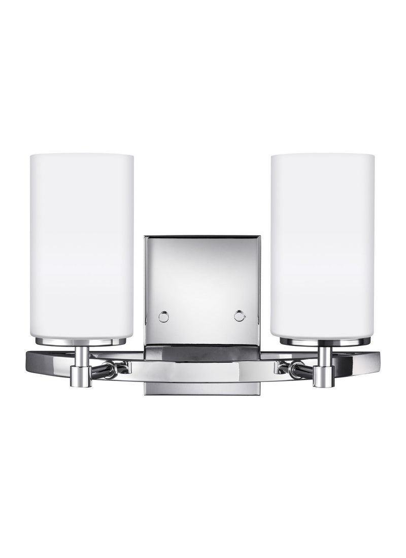 Generation Lighting 4424602EN3-05 Alturas Two Light Wall / Bath, Chrome Main Image.jpg