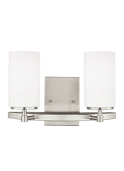 Generation Lighting 4424602EN3-962 Alturas Two Light Wall / Bath, Brushed Nickel Main Image.jpg