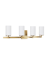 Generation Lighting 4424604-848 Alturas Four Light Wall / Bath, Satin Brass Alternate Image.jpg