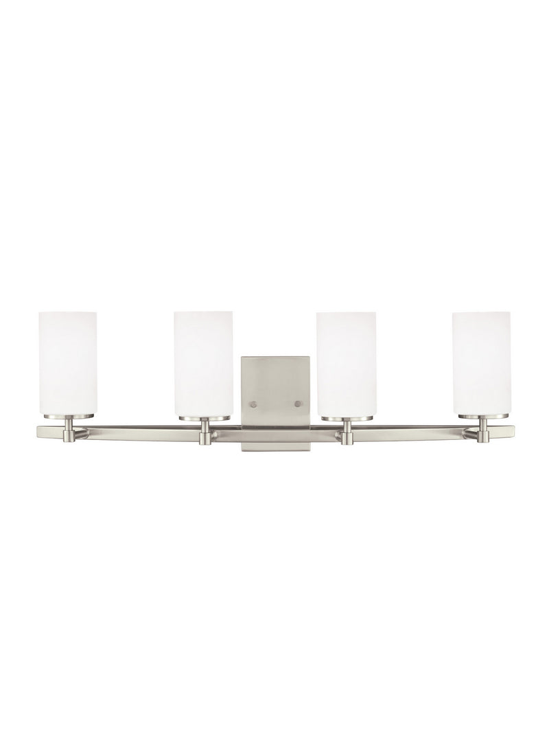 Generation Lighting 4424604EN3-962 Alturas Four Light Wall / Bath, Brushed Nickel Main Image.jpg