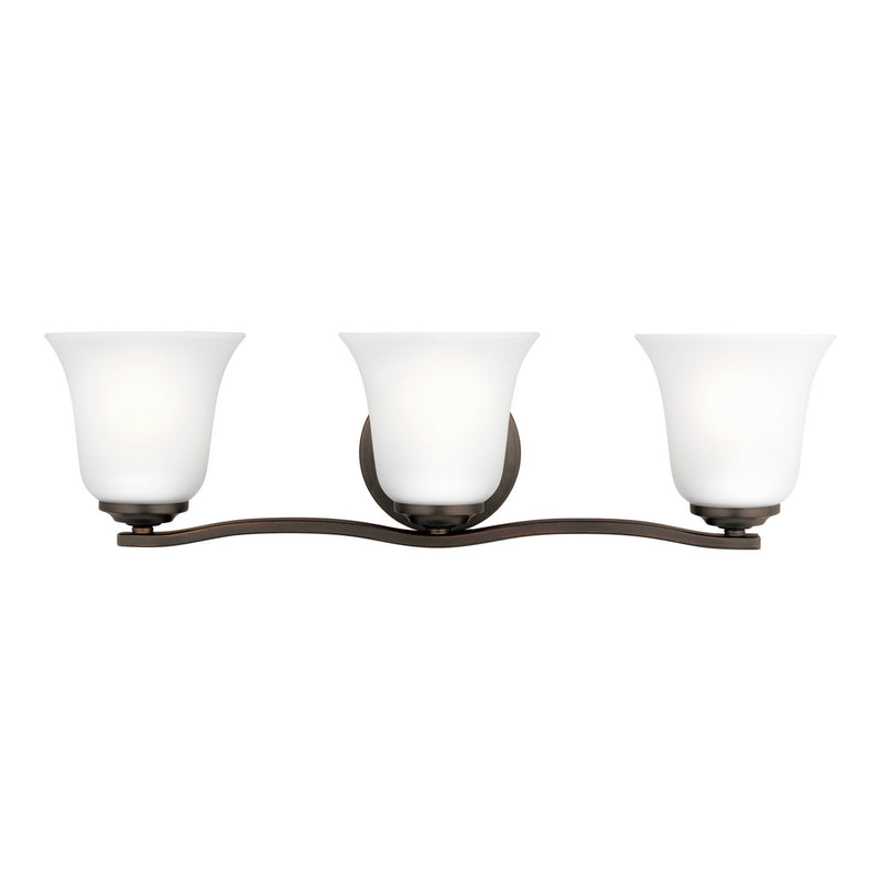 Generation Lighting 4439003EN3-710 Emmons Three Light Wall / Bath, Bronze Main Image.jpg