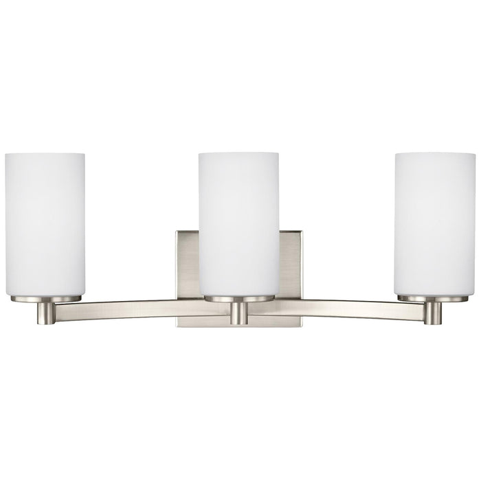 Generation Lighting 4439103-962 Hettinger Three Light Wall / Bath, Brushed Nickel Main Image.jpg