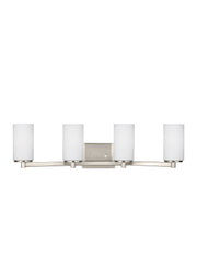 Generation Lighting 4439104-962 Hettinger Four Light Wall / Bath, Brushed Nickel Main Image.jpg