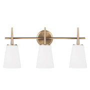 Generation Lighting 4440403EN3-848 Driscoll Three Light Wall / Bath, Satin Brass Main Image.jpg