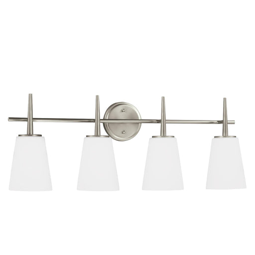 Generation Lighting 4440404EN3-962 Driscoll Four Light Wall / Bath, Brushed Nickel Main Image.jpg