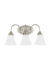 Generation Lighting 44807EN3-962 Holman Three Light Wall / Bath, Brushed Nickel Main Image.jpg