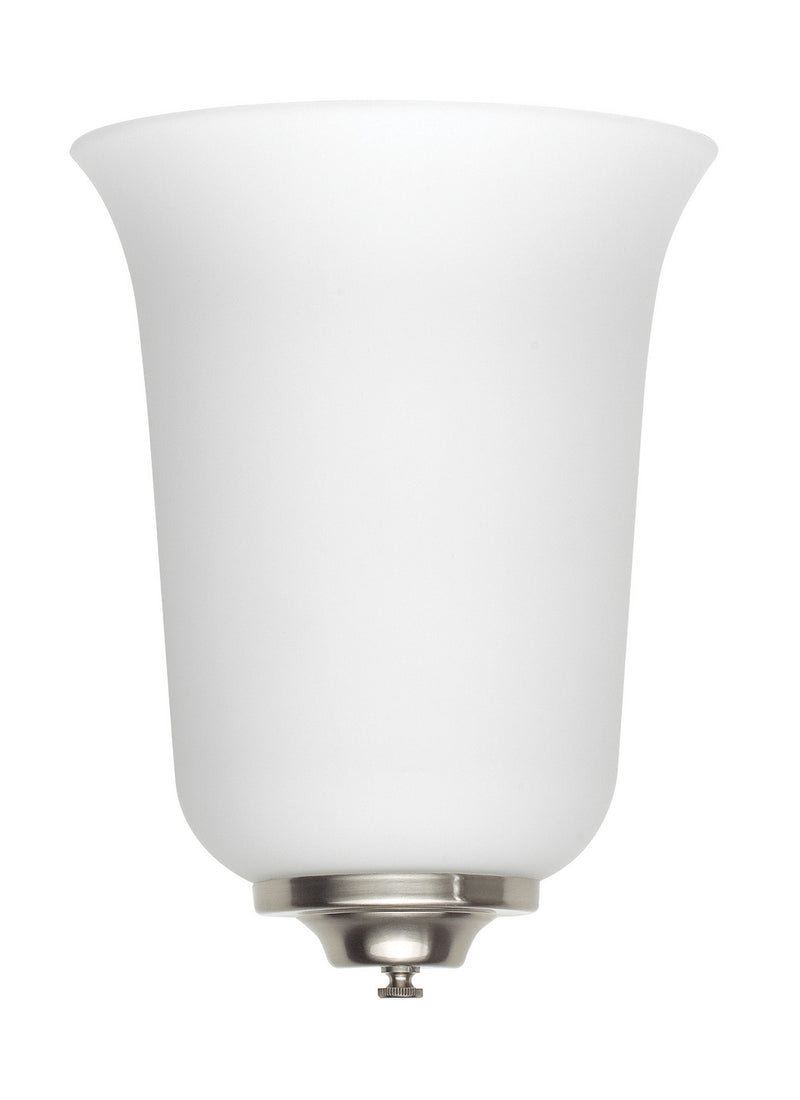 Generation Lighting 49119EN3-962 Nearu One Light Wall / Bath Sconce, Brushed Nickel Main Image.jpg