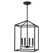 Generation Lighting 5215004EN-112 Perryton Four Light Hall / Foyer, Midnight Black Main Image.jpg