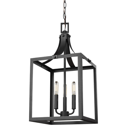 Generation Lighting 5240603EN-12 Labette Three Light Hall / Foyer, Black Main Image.jpg